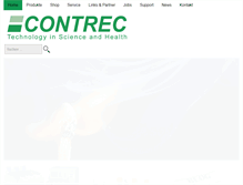 Tablet Screenshot of contrec.ch